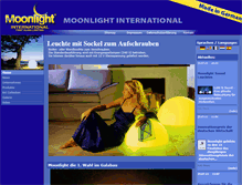 Tablet Screenshot of moonlight-international.com